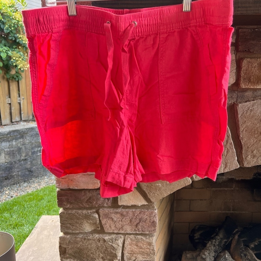Nautica Bold Red Shorts NWOT